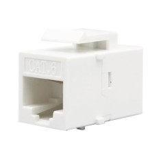 Adaptor / Mufa de prelungire cablu retea cat6, UTP / FTP / RJ45, Active, mama-mama, prelungitor cablu internet cat.6 gigabit coupler, contacte aurite