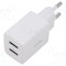 Alimentator plug-in 5V 10,5W USB alb BASEUS