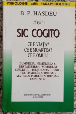 Sic cogito - B.P. Hasdeu foto