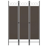VidaXL Paravan de cameră cu 3 panouri, antracit, 120 x 180 cm