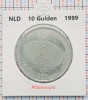 Olanda 10 gulden 1999 argint - Millennium - km 228 - D13101, Europa