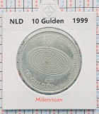 Olanda 10 gulden 1999 argint - Millennium - km 228 - D13101