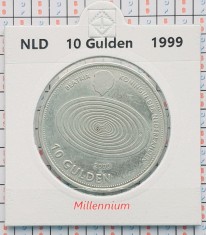 Olanda 10 gulden 1999 argint - Millennium - km 228 - D13101