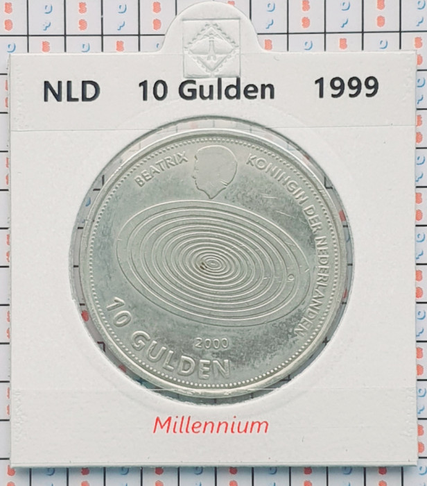 Olanda 10 gulden 1999 argint - Millennium - km 228 - D13101