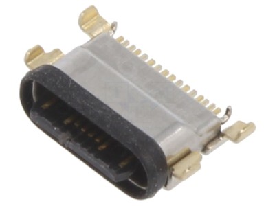 Conector USB 2.0 SMT, 16 pini, orizontal foto