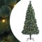 vidaXL Brad Craciun Artificial 300 LED-uri Verde 180 cm PET