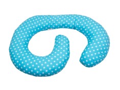 Perna De Alaptare Multifunctionala MyKids Stelute Blue-White GreatGoods Plaything foto