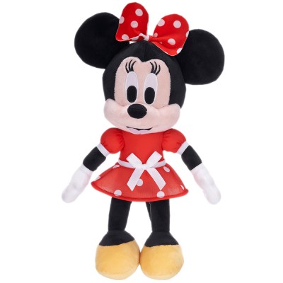 Jucarie din plus Minnie Mouse cu rochie rosie, 34 cm foto
