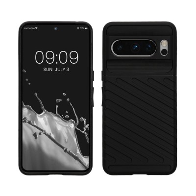 Husa Kwmobile pentru Google Pixel 8 Pro, Negru, Silicon, KWM000020JU001C foto