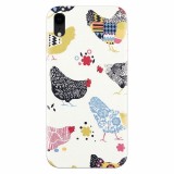 Husa silicon pentru Apple Iphone XR, Chickens