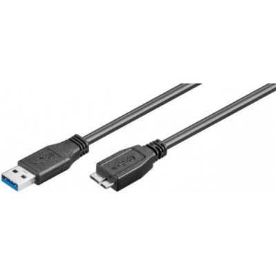 Cablu USB 3.0 la micro USB 1.8m Goobay foto