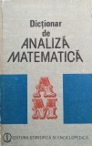 Dictionar Analiza Matematica, Stiintifica si Enciclopedica, Romana, 1988, 468 pagini