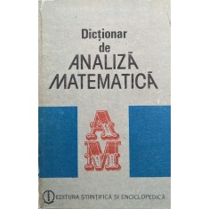 Dictionar De Analiza Matematica - Colectiv , G379