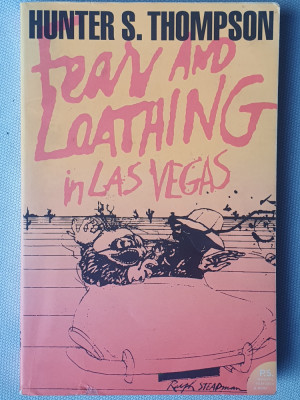 Fear and Loathing in Las Vegas, Hunter S. Thompson, in engleza, 230 pag, noua foto