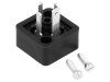 Conector cu Valvă Soclu Format C 8mm 4 PIN Drept 6A