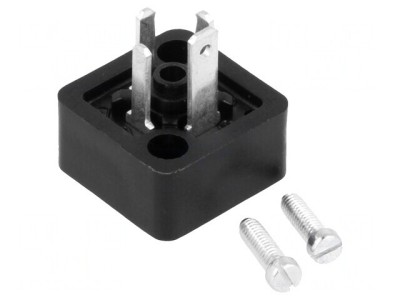 Conector cu Valvă Soclu Format C 8mm 4 PIN Drept 6A foto