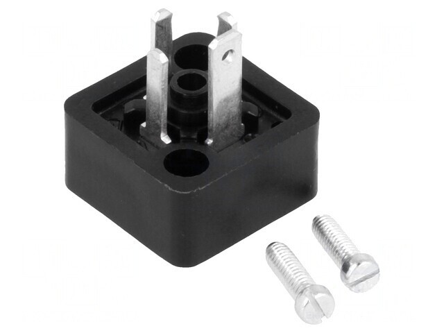 Conector cu Valvă Soclu Format C 8mm 4 PIN Drept 6A