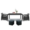 Set de mobilier de grădină Corfu duo cube grafit, Curver