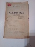 ALEXANDRU RUSSO- O PAGINA IGNORATA DIN LITERATURA ROMANA ~ PETRE V.HANES (1930)