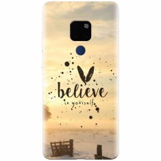 Husa silicon pentru Huawei Mate 20, Believe In Yourself foto