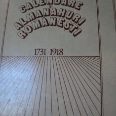 Calendare si almanahuri romanesti 1731-1918