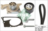 INA 530 0607 30 Set pompa apa + curea dintata