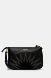 Pepe Jeans poseta de piele EDEN MAOS culoarea negru, PL031567