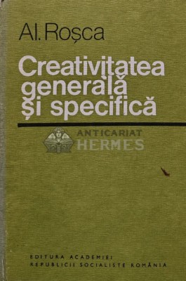 Creativitatea generala si specifica - 1981 - Alexandru Rosca (@D46) foto