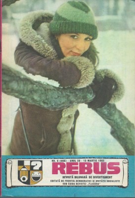 Revista Flacara Rebus nr. 6 / 15 martie 1985 foto