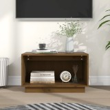 VidaXL Comodă TV, maro miere, 60x35x35 cm, lemn masiv de pin
