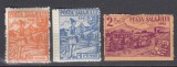 ROMANIA 1945 POSTA SALAJULUI EMISIUNEA a II-a 2 P.NEDANTELATA LATURA DE JOS MNH, Nestampilat