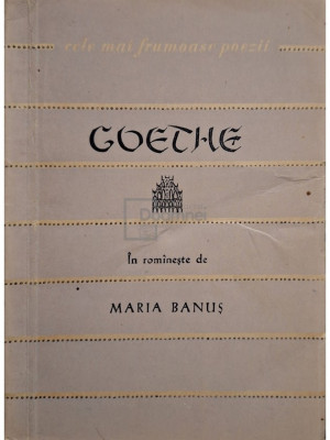 Goethe - Poezii (editia 1957) foto