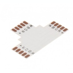 Conector PCB T de 10mm 5-Pini pentru benzi LED RGB SMD5050 Con?inutul pachetului 1 Bucata foto