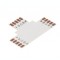 Conector PCB T de 10mm 5-Pini pentru benzi LED RGB SMD5050 Con?inutul pachetului 1 Bucata