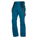 Pantaloni Schi/Snowboard Barbati NORTHFINDER Erastus, Impermeabili 10k, Softshell Elastic, Albastru/Verde, Marimea XL