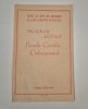 Program Circul de Stat Bucuresti 1958