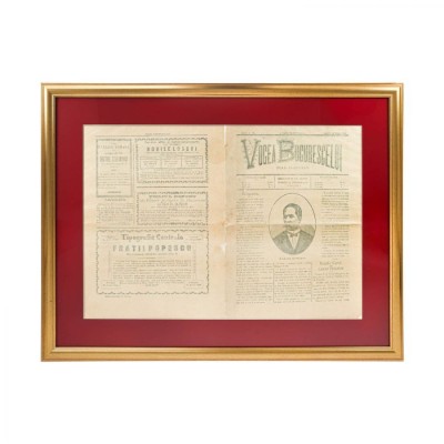 Publicația &amp;bdquo;Vocea Bucureștiului&amp;rdquo;, anul I, nr. 1, 23 mai 1889 foto