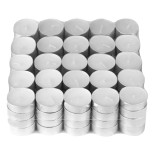 Set 100 Lumanari Pastila Ceara Alba 4h Neparfumate Deko DNC