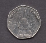 Anglia, Marea Britanie, 2016 50 Pence, Comemorativa, Peter Rabbit