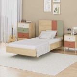 Cumpara ieftin Pat de o persoană Adore Tiffany, Multicolor, 107 x 110 x205 cm