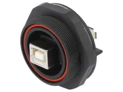 Conector USB B soclu IP68 4 pini foto