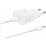Incarcator Retea Cu Cablu USB-C Samsung, 25W, 3A, 1 x USB-C, Alb EP-T2510XWEGEU