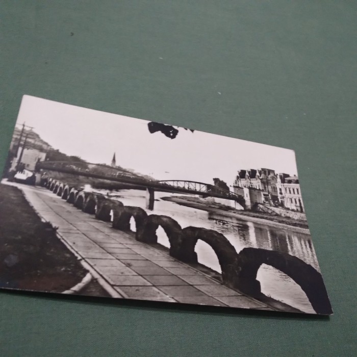 CARTE POSTALA -LUGOJ - -PE MALUL TIMISULUI CIRCULATA
