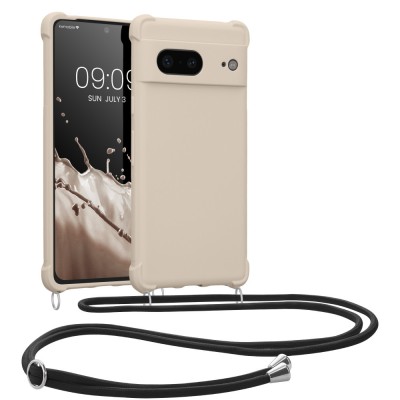 Husa Kwmobile pentru Google Pixel 7, Gri, Silicon, 59966.16 foto