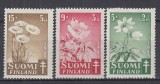 SUOMI FINLANDA 1949 FLORA SERIE MNH