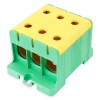 Clema terminala conexiune 1 pol galben verde Cu-Al 6x95mm &sup2;, , , , , , , montare pe sina DIN 35mm 220A (Al) 245A ( Cu), Pollmann