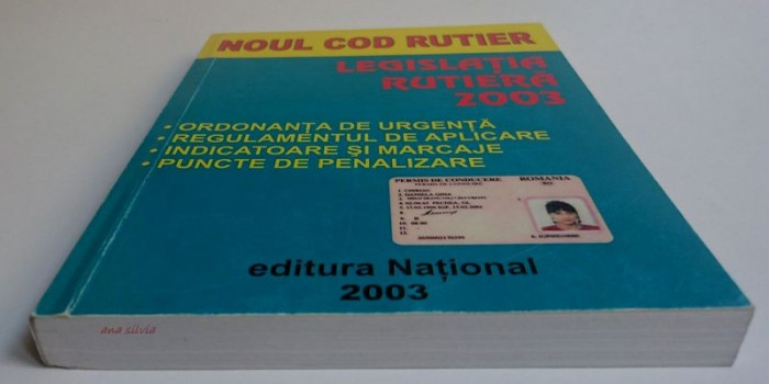 Legislatia rutiera 2003