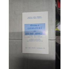 Rivista di LITIRATURĂ shi STUDII ARM&Acirc;NI - Tiberius CUNIA, Thiuhari MIHADASH