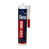 Rino Silicon pentru temperaturi ridicate rosu 280ml etansare lipire montaj RSTR