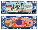 SUA = FANT. NOTE (TJ6) = DESENE ANIMATE : WILE COYOTE &amp; ROAD RUNNER - 2012 - UNC